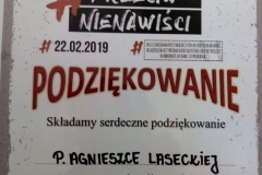 MŁODZIEŻ PRZECIW NIENAWIŚCI" SPOTKANIE BCK BRANIEWO - 22.02.2019