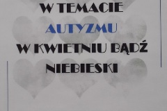 ŚWIATOWY DZIEŃ ŚWIADOMOŚCI AUTYZMU